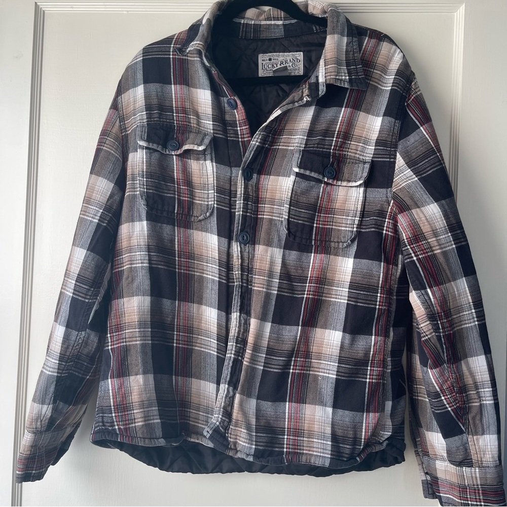 Lucky Brand Flannel Shirt Jacket Shacket